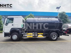 China Brand HOWO NX 6 Wheels High Pressure Vacuum Suction Truck