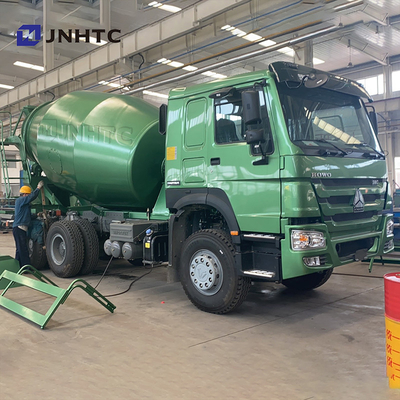 Hot HOWO Concrete Mixing Truck 6x4 10 Wheels Capacity Cement Mixing Truck Mounted Concrete Mixer Pump Truck