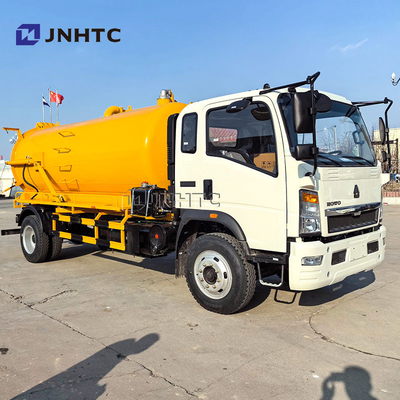 NEW Sinotruk HOWO 10cbm Septic Fecal Suction Tank Vacuum Tanker Truck Price