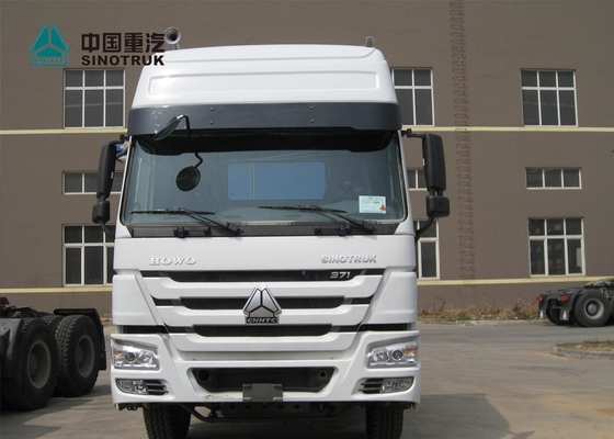 SINOTRUK HOWO 6X4 371HP Prime Mover Truck Tractor Head Truck With 2 Bunkers