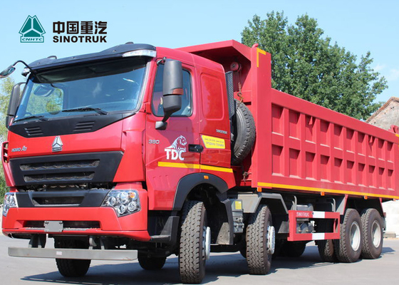 Sinotruk Howo A7 Euro 2 8x4 Dump Truck Heavy Duty 30cbm 50 Tons Payload