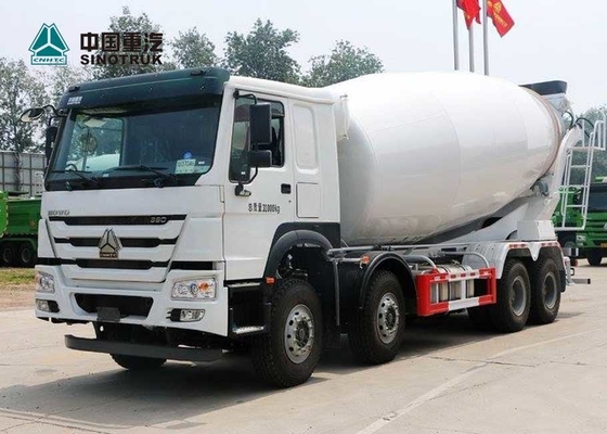 Durable SINOTRUK HOWO EURO 2 371HP Concrete Mixer Truck 8X4 10CBM 12CBM 12 Wheels