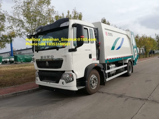 4x2 12m3 Sinotruk Howo7 Garbage Collection Truck 290hp 336hp Left Hand Drive Euro2
