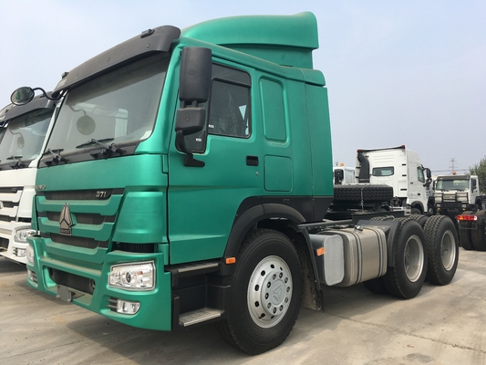 371hp SINOTRUK HOWO 6*4 Prime Mover Truck White Color Diesel Engine