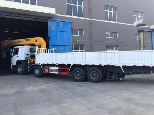 20 Ton Sinotruk Howo 8x4 Truck Mounted Crane Straight Boom