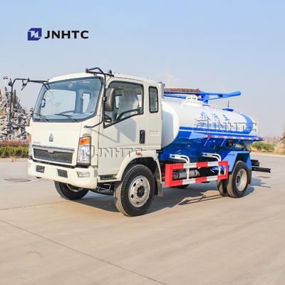 HOWO Euro2 116hp 4X2 Sewage Suction Truck 5cbm