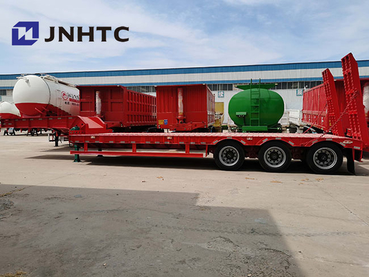 3 Axles Gooseneck Low Bed Semi Trailer Customizable