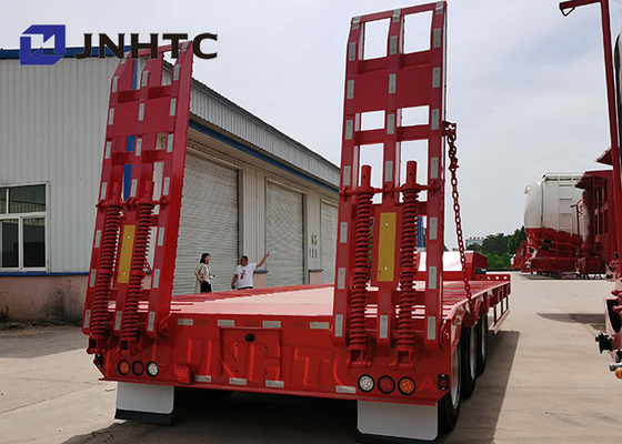 3 Axles Gooseneck Low Bed Semi Trailer Customizable