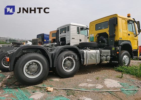 371HP Sinotruk HOWO 6X4 Tipper Truck Yellow 25 Tons