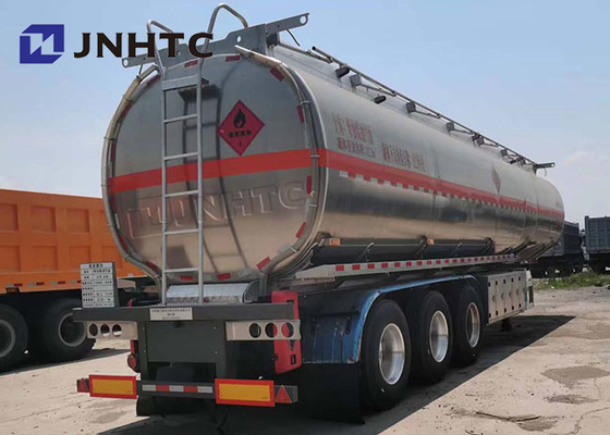 Aluminum 45000L Oil Tanker Trailer 3 Axles Q235 Q345