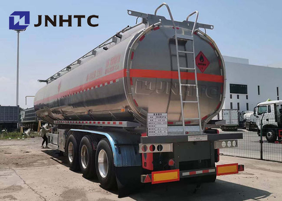 Aluminum 45000L Oil Tanker Trailer 3 Axles Q235 Q345
