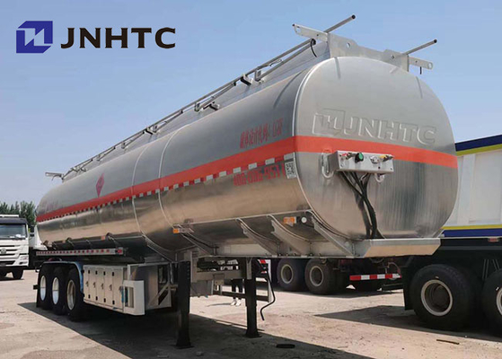 Aluminum 45000L Oil Tanker Trailer 3 Axles Q235 Q345