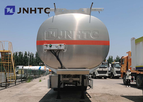 Aluminum 45000L Oil Tanker Trailer 3 Axles Q235 Q345