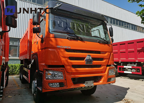 Off Road 20 Cbm Orange Sinotruck Dump Truck HOWO 6x4