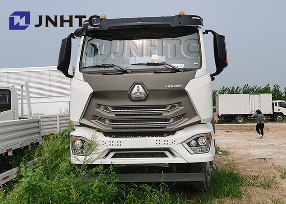 Sinotruk 8x4 Hohan Flat Back Trucks 31tons Lhd With Lifting Axle