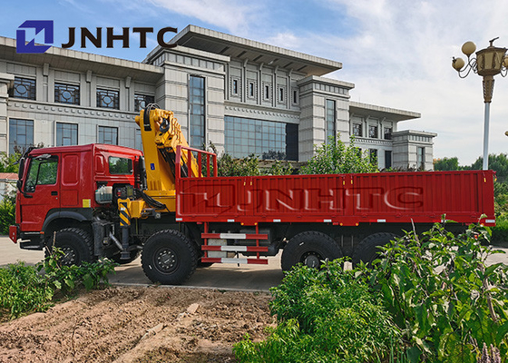 Sinotruck Howo 8x8 All Wheel Drive Cargo Truck With 30t 13t Cranes
