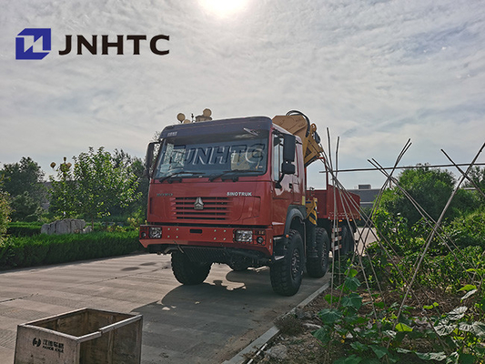 Sinotruck Howo 8x8 All Wheel Drive Cargo Truck With 30t 13t Cranes