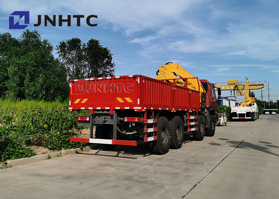 Sinotruck Howo 8x8 All Wheel Drive Cargo Truck With 30t 13t Cranes