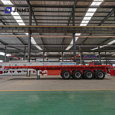 3 Axles 4 Axles 30t 40t Flatbed Flat Bed Container Semi Trailer For Africa
