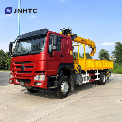 Sinotruk HOWO 4x2 300hp Crane Truck Manual Transmission
