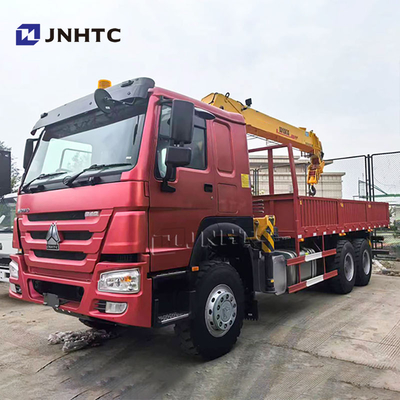 Sinotruk HOWO 6x4 Straight Arm Crane Truck 10 Wheels 340hp 10 Ton
