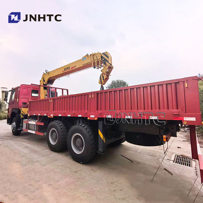 Sinotruk HOWO 6x4 Straight Arm Crane Truck 10 Wheels 340hp 10 Ton