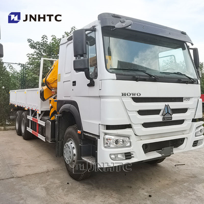 All Rotation Howo Folding Arm Crane 6x4 400hp 10-20T Cargo With Crane