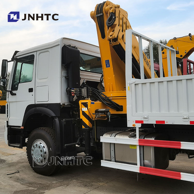 All Rotation Howo Folding Arm Crane 6x4 400hp 10-20T Cargo With Crane