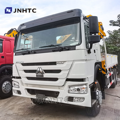 All Rotation Howo Folding Arm Crane 6x4 400hp 10-20T Cargo With Crane