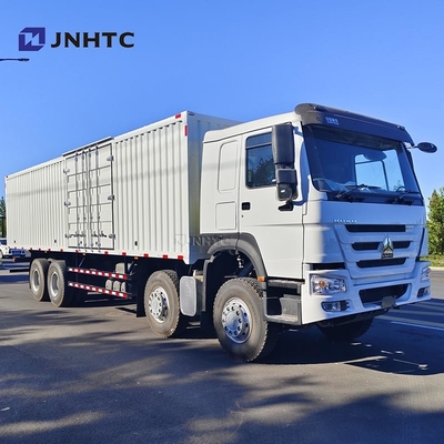 Sinotruk Howo  Cargo Truck 7.2m Van Cargo Truck 8*4 400HP 12wheeler Best Product