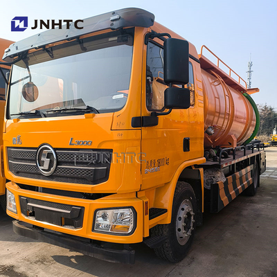 New Vacuum Truck Sewage Suction Tanker Trucks  Shancman L3000 4X2 245HP Top Quality