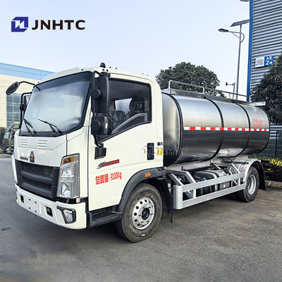 Factory Price 5 Cbms Water Tanker Truck For Fresh Milk Transport