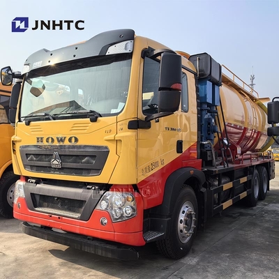 Howo TX Sewage Suction Vehicle Sewage Pump Trucks New 16m3 6X4 10 Wheels 350HP