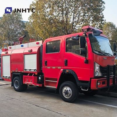 NEW Howo Fire Fighting Truck 5000L Water Foam Tanker 4X4 Fire Fighting Truck Good Price