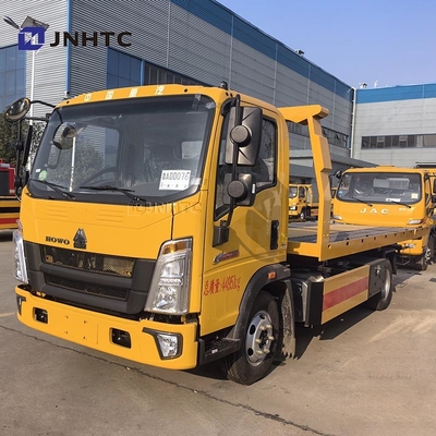 Howo Flatbed Wrecker 4*2 3tons 5 Ton 160HP Road Recovery Wrecker Truck Good Price