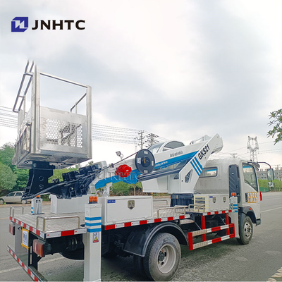 Howo 4x2 Bucket Truck Aerial Working Platform Truck Mounted High Altitude Operation Truck For Street Light Maintenance