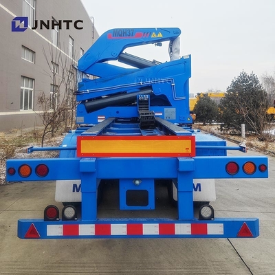 New China Official Truck Container Side Lifter Lowbed Semi-Trailer With Crane High Quality