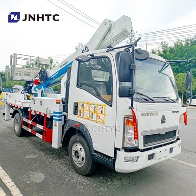HOWO 4x2 20m Truck Mounted Aerial Work Platform Foldable Knuckle Boom Aerial Work Platform Truck