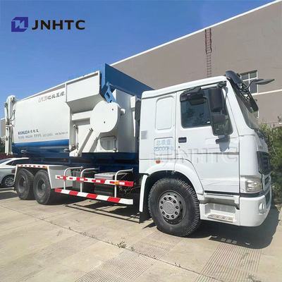 HOWO NX Garbage Truck Compactor 6x4 290HP Can Cleaning Truck Garbage Compactor Truck