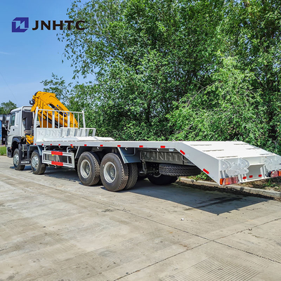 NEW Howo Crane Truck 8X4 10Tons Cargo With Folding Crane 16 Wheels Best Price