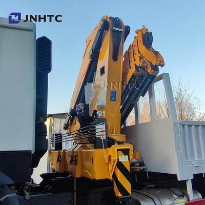 HOWO Crane Truck 6x4 400HP Cargo Truck With 10ton Boom Crane Truck