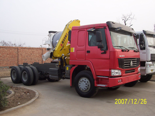 Sinotruk Tractor Truck Mounted Cranes Equipment 336hp 6×4 XCMG12 Tons Crane