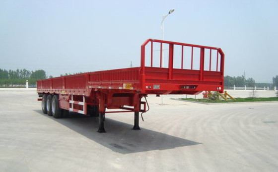 3 AXLES DOUBLE FUNCTION CONTAINER SEMI TRAILER 30000KG LEG Q235 Steel Material