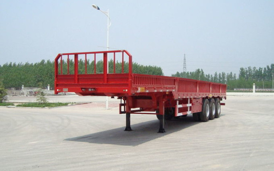 3 AXLES DOUBLE FUNCTION CONTAINER SEMI TRAILER 30000KG LEG Q235 Steel Material