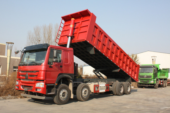 Howo 8×4 Heavy Dump Truck 50 Tons Loading For Mining Model ZZ3317N4267A / S0WA
