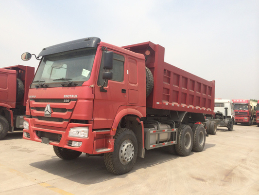 336HP 18M3 Heavy Duty Dump Truck Howo Tipper Truck  With T Type Lifting Cylinder