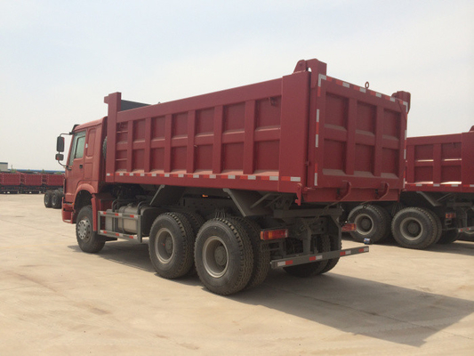 336HP 18M3 Heavy Duty Dump Truck Howo Tipper Truck  With T Type Lifting Cylinder
