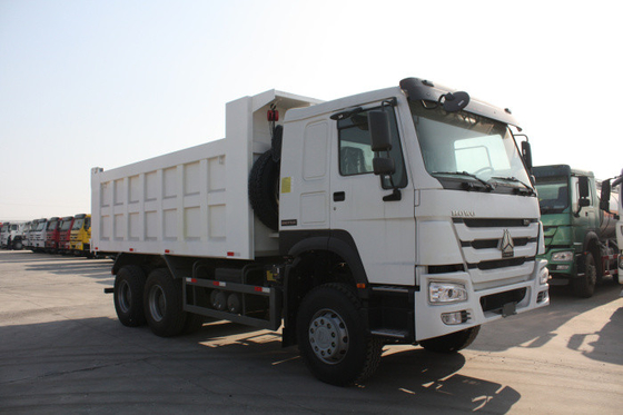 Loading Capacity 25 Ton Dump Truck 336HP Construction Use With Heavy Duty Axles