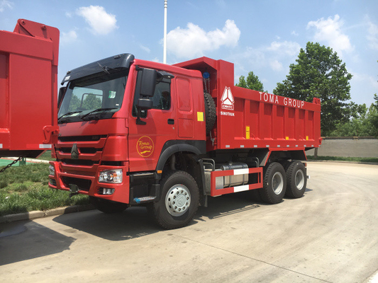 SINOTRUK HOWO 6x4 Dump Truck 18 CBM With HF9 Front Axle And HC16 Rear Axle