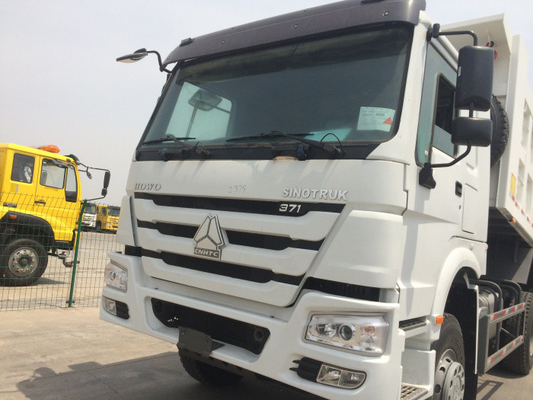 White Color Sinotruk Howo7 Heavy Duty Dump Truck 40T 20M3 Capacity LHD HYVA Lifting